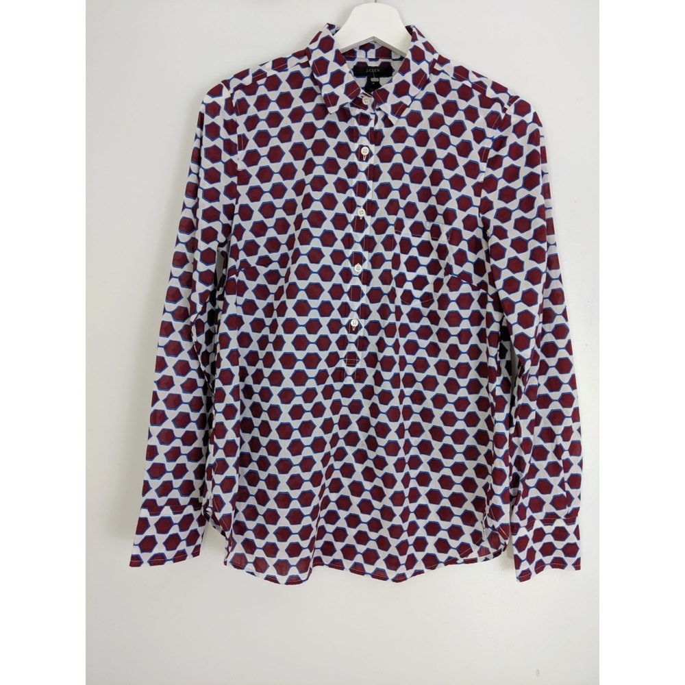 J.Crew Cotton Button Dress Shirt Size 4